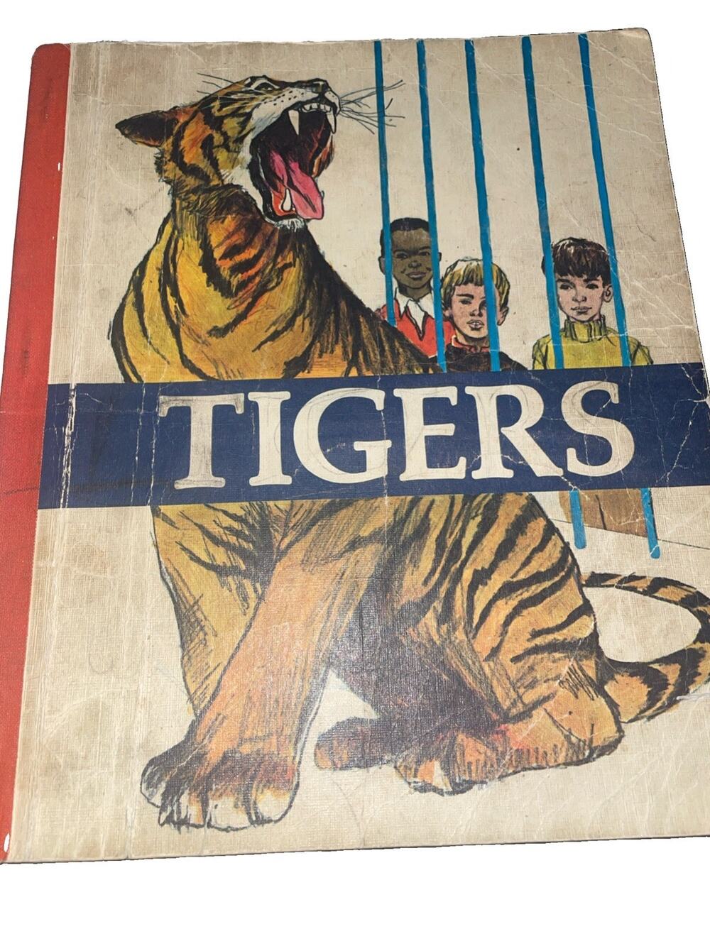 Tigers by William Durr - Houghton Mifflin Pre-Primer Reader Children’s Book 1971